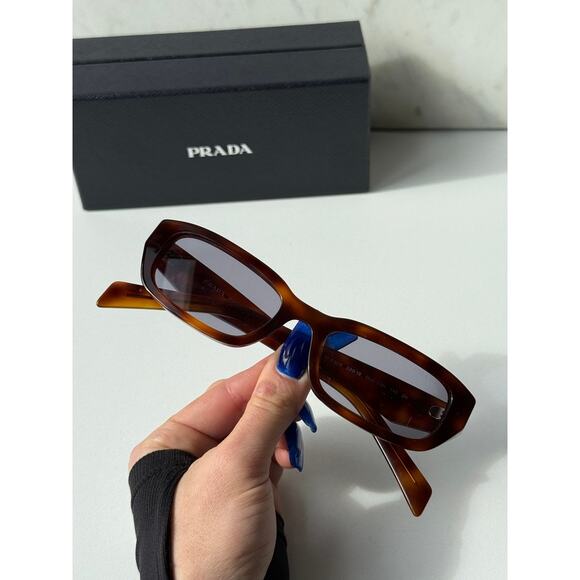 NEW Prada PR B06S Sunglasses in Havana Brown Purple main image 7